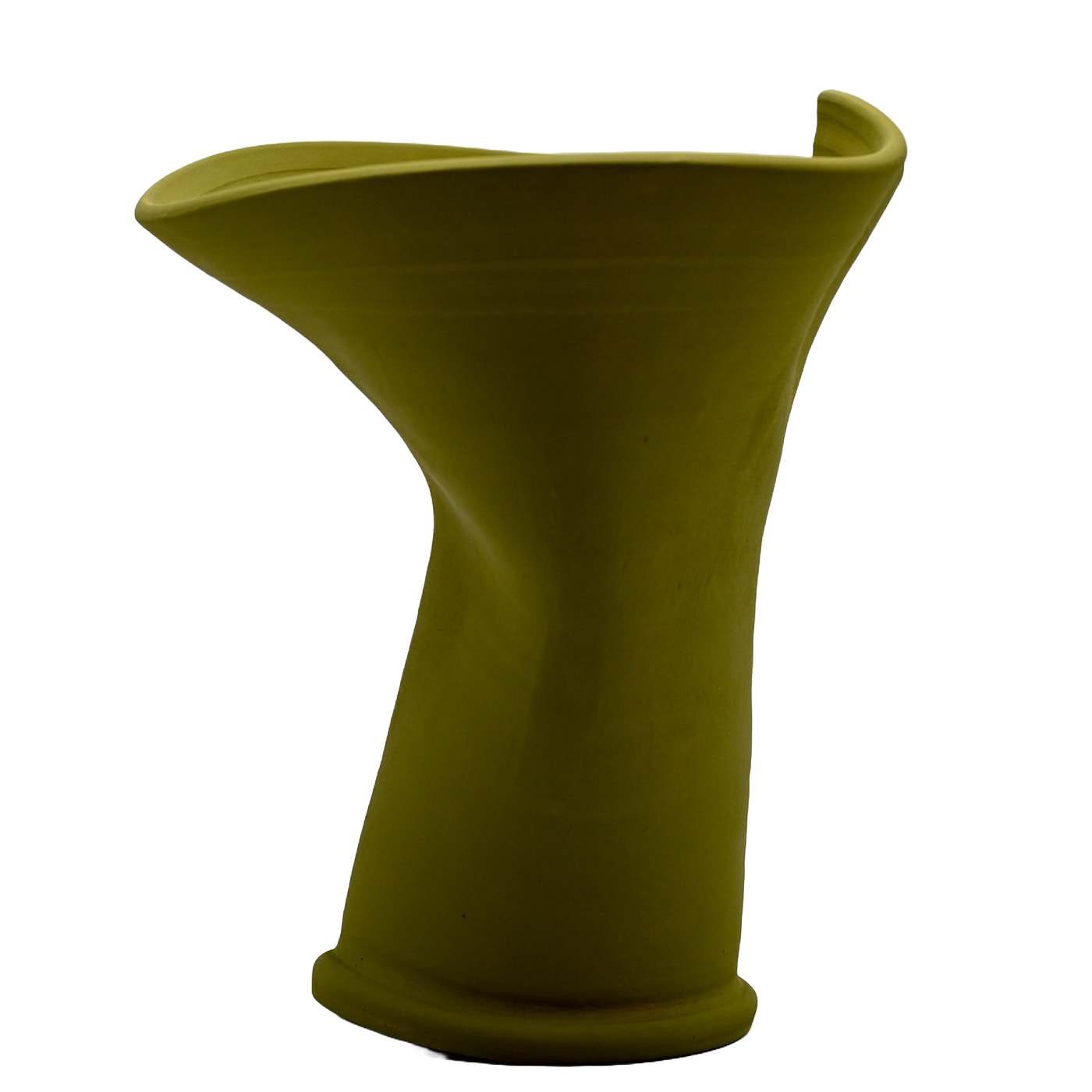 Pistacchio Hand Sculptured Vase