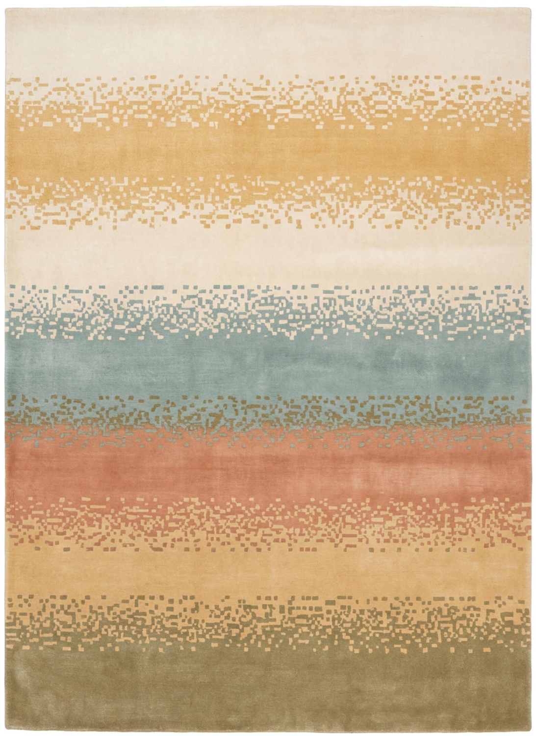 Desert Bands Multi Handcrafted Rug