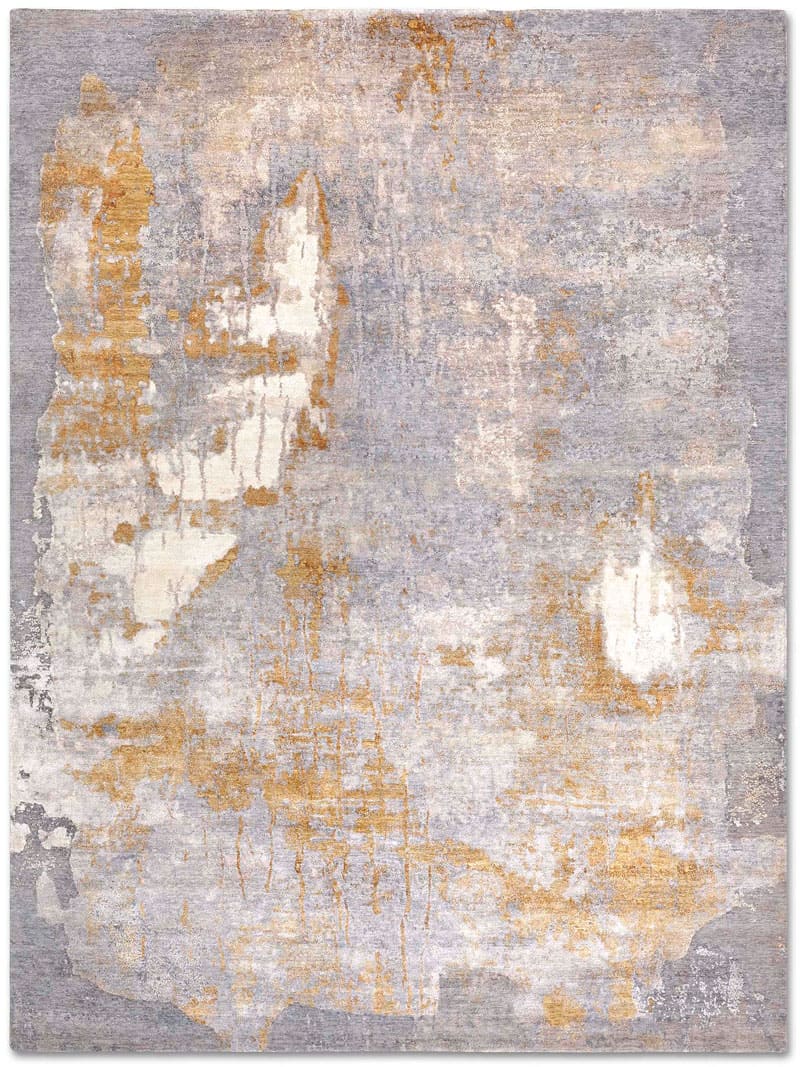Stereo Gold Hand Knotted Rug
