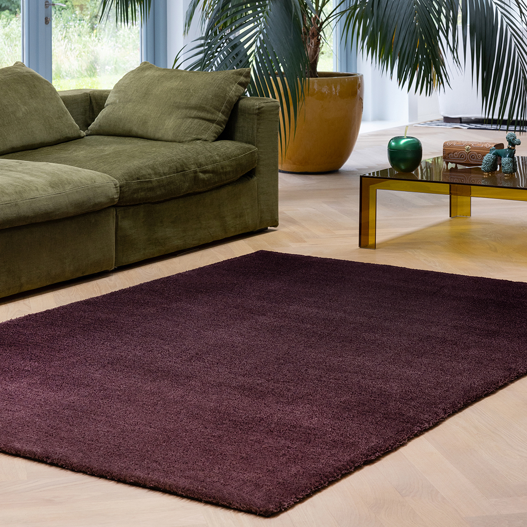 Shade Purple Wool Rug