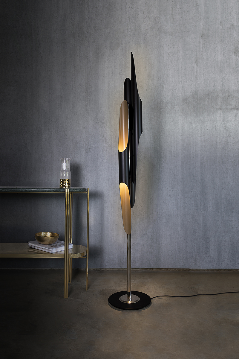 Deep-tone Floor Lamp
