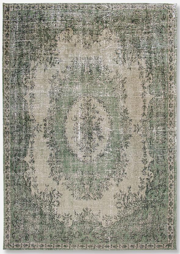 Vintage Medallin Green Rug