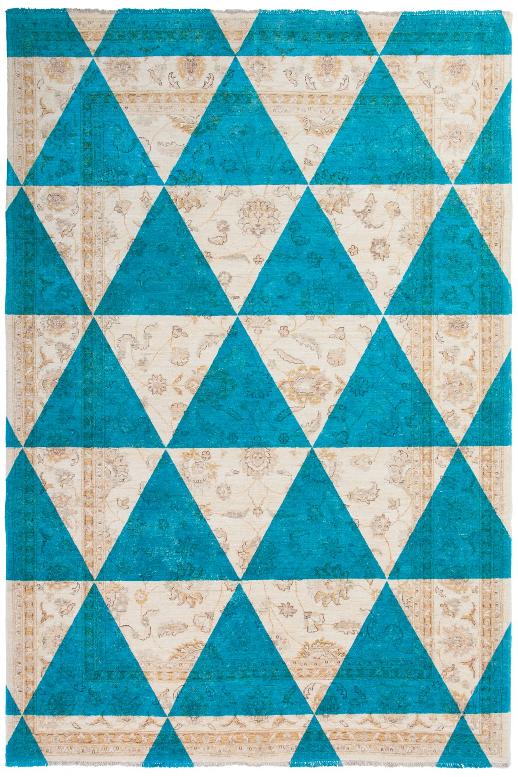 Double Layer Blue Rug
