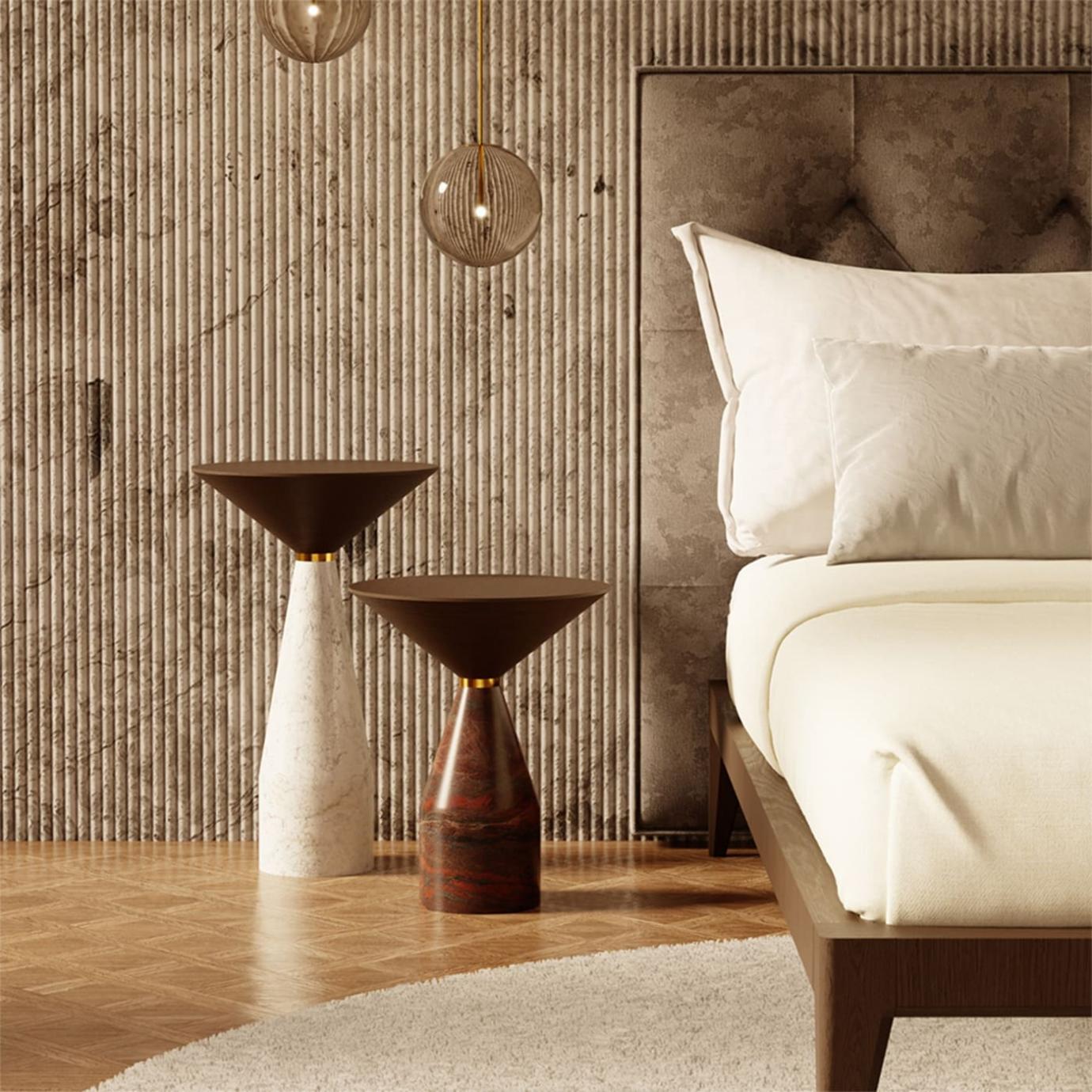 Cino Red Marble Table