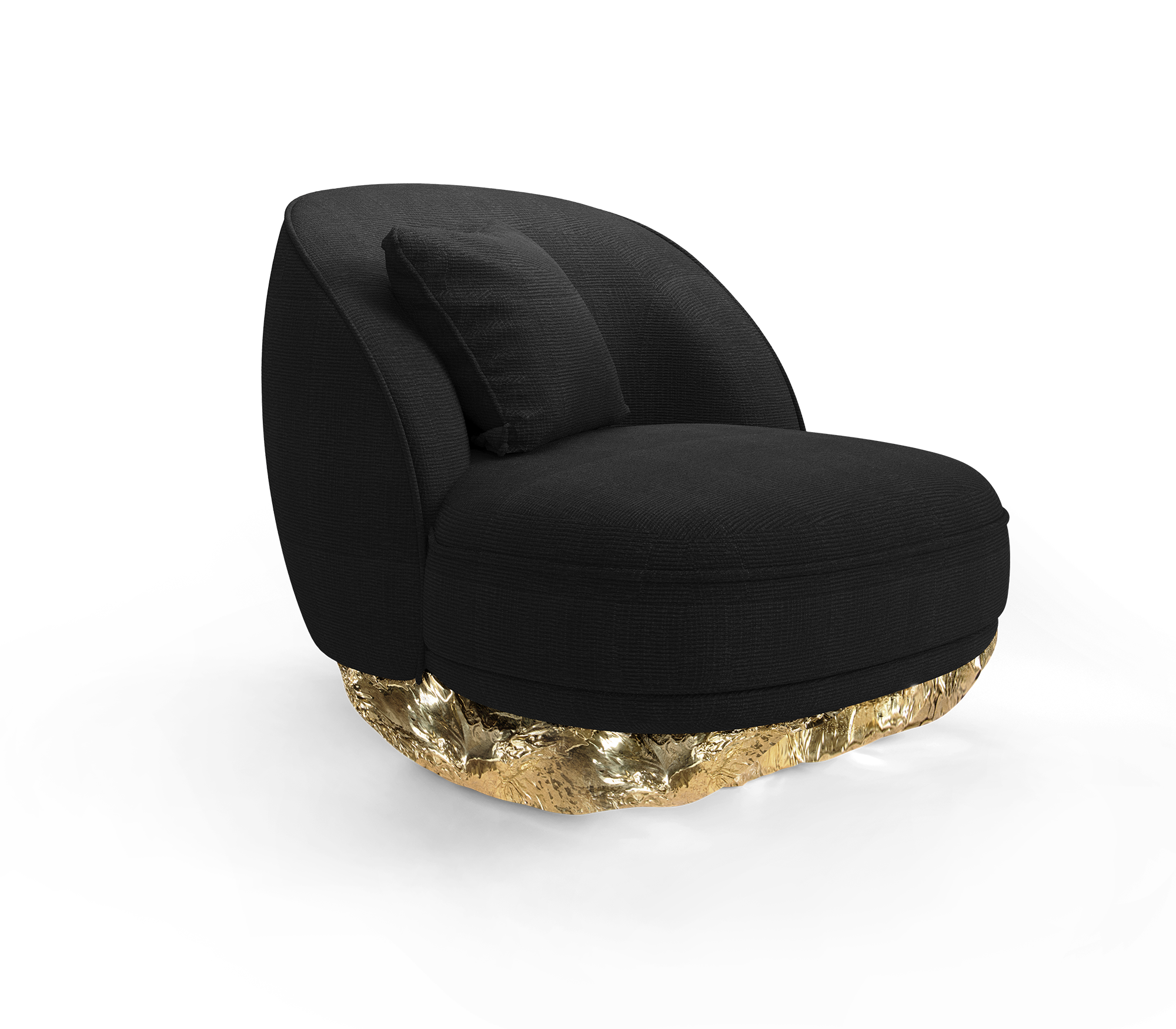 Angora II Baltic Black Armchair