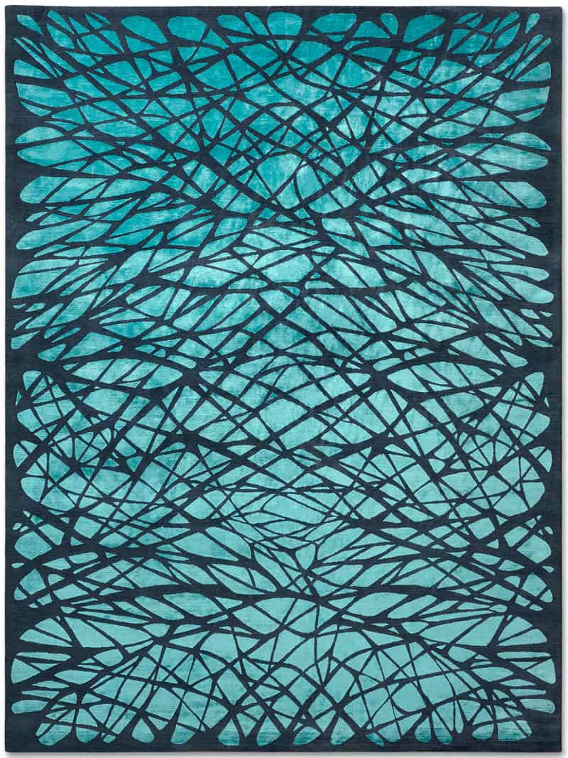 Dresden Turquoise Hand Knotted Rug
