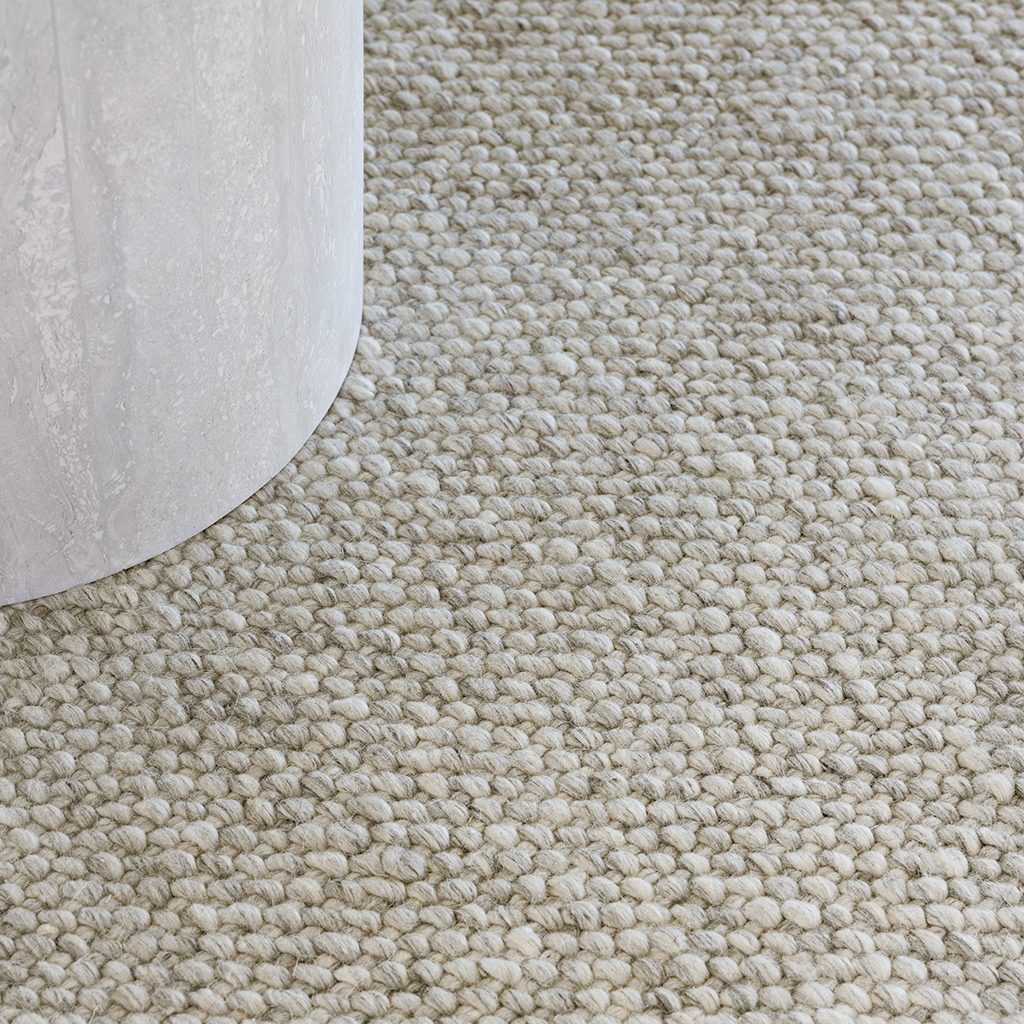 Ash Grey Plain Rug