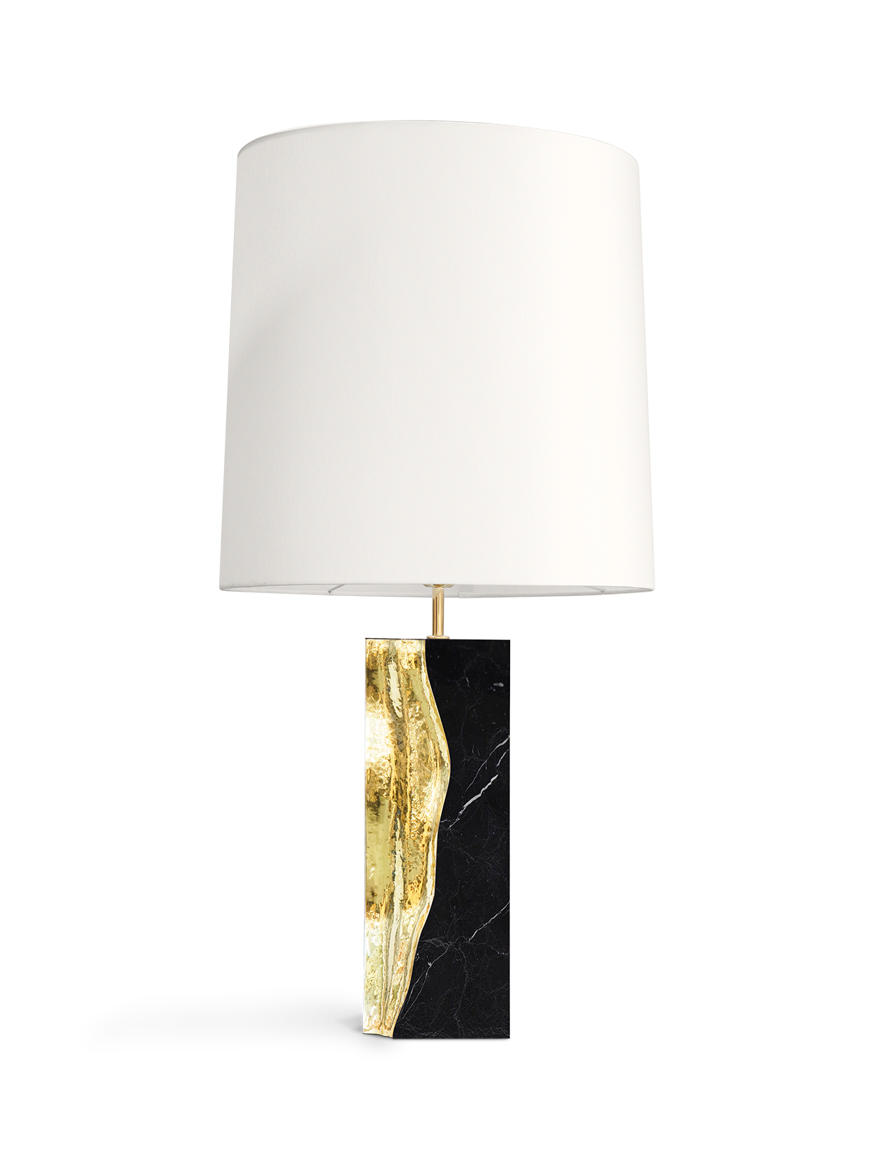 Glacier Nero Marquina Table Lamp