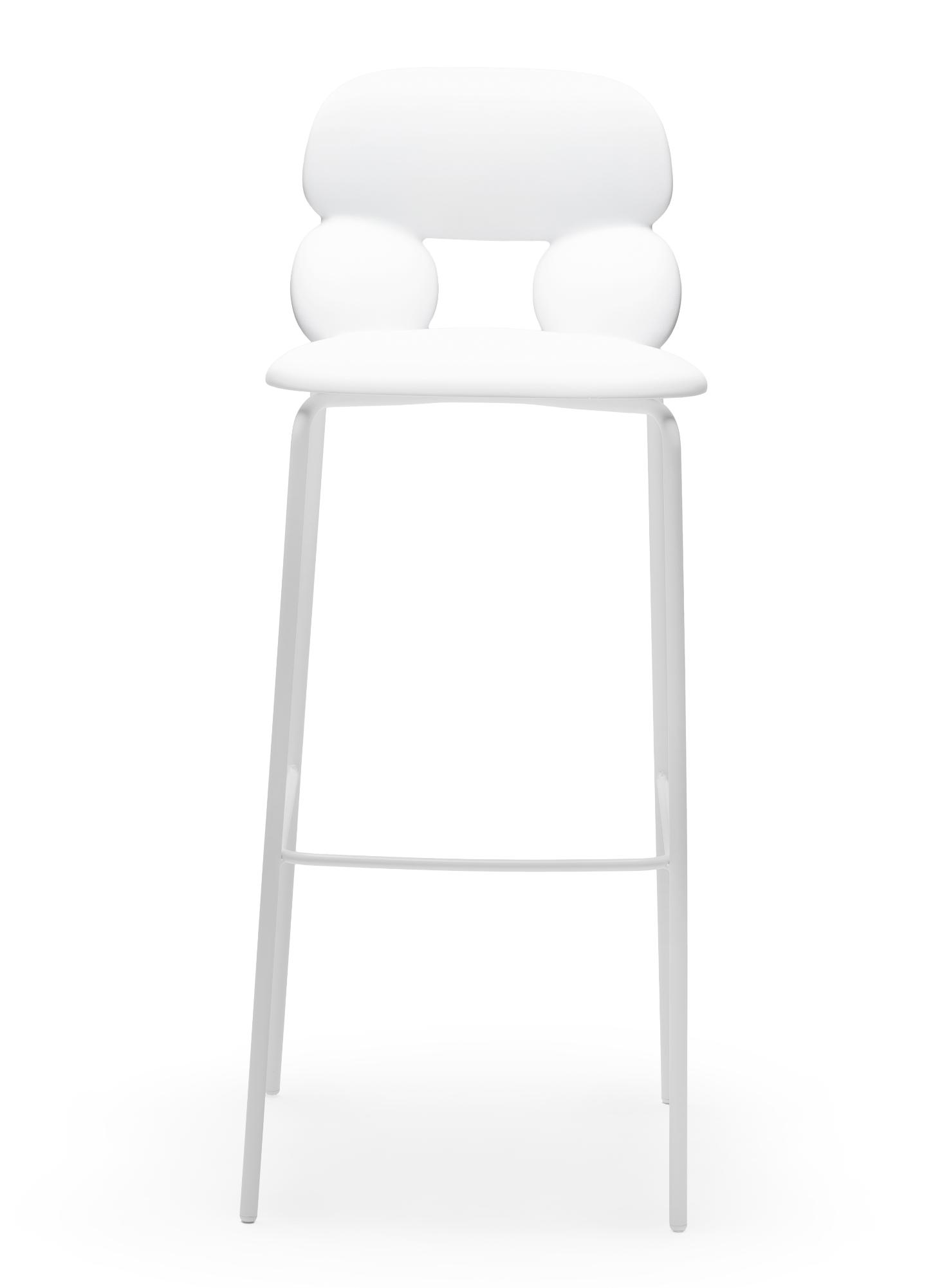Nube SG-80 White Bar Stool