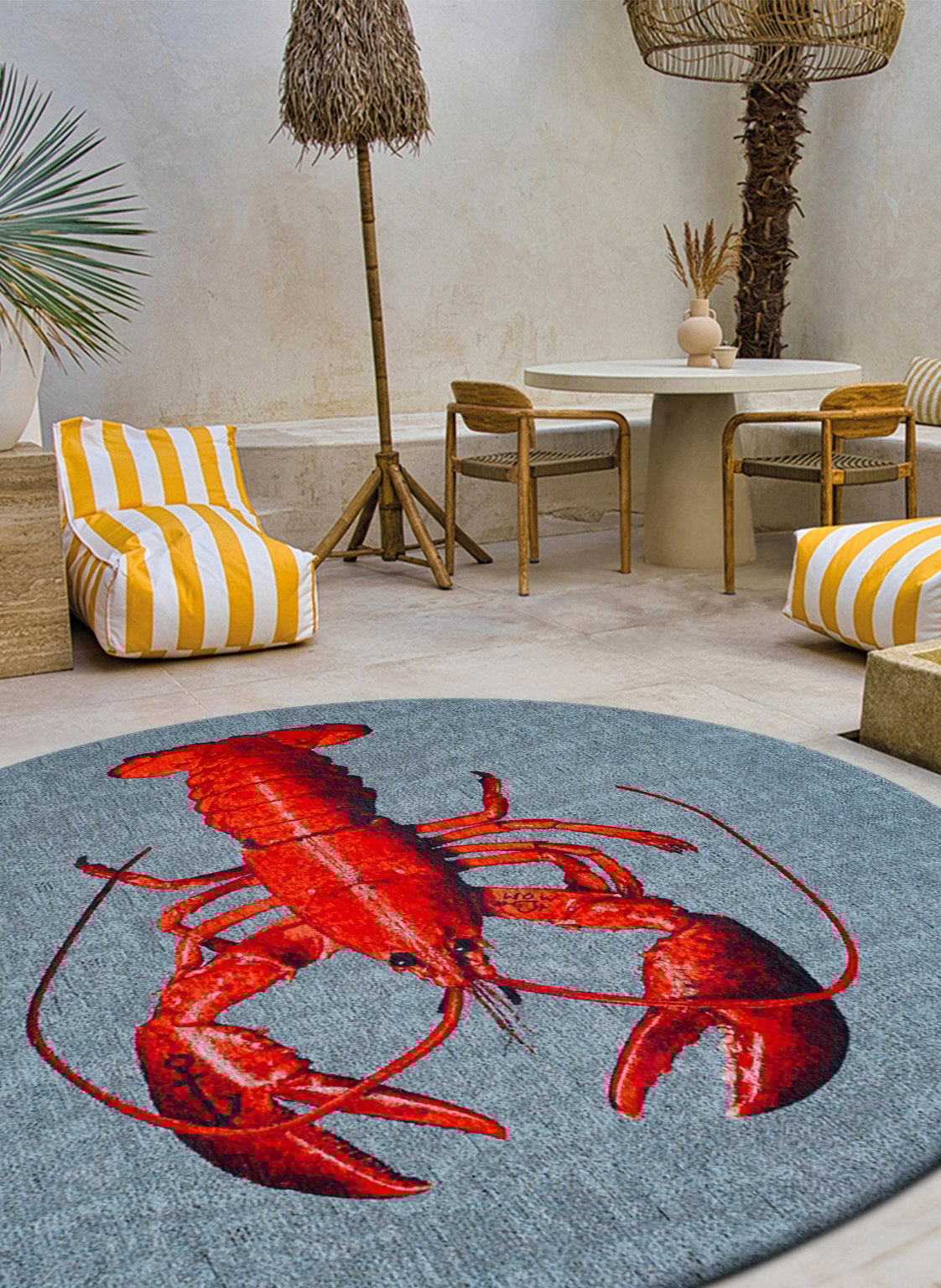 Steam Red Rug