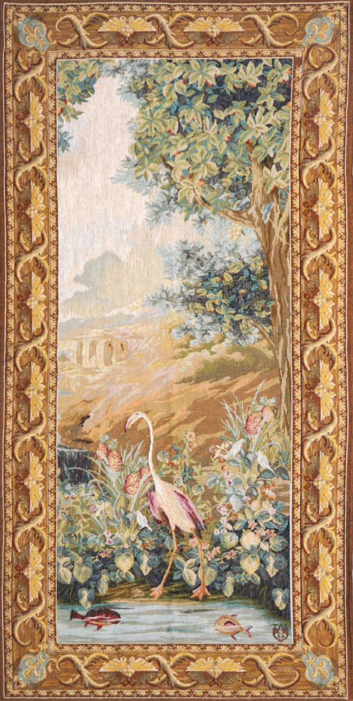 The Water Point - Flamingo Tapestry