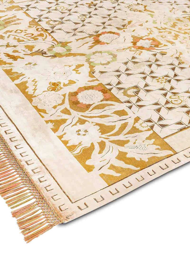 Floral Versus Luxury Handmade Rug