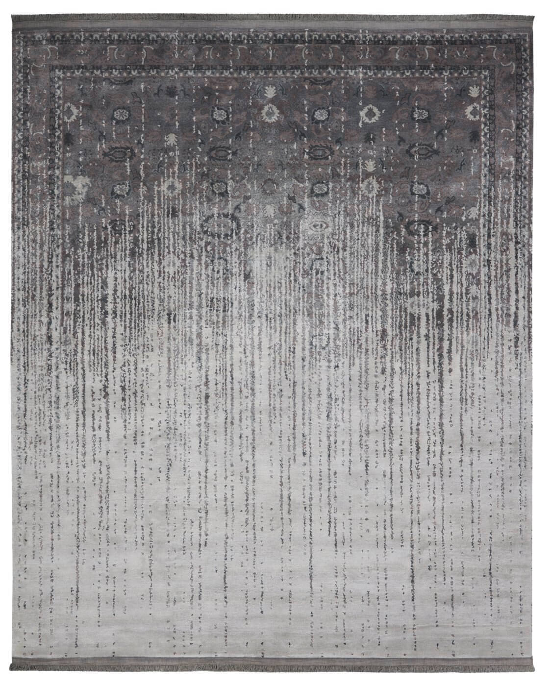 Bidjar Hand-knotted Grey Rug