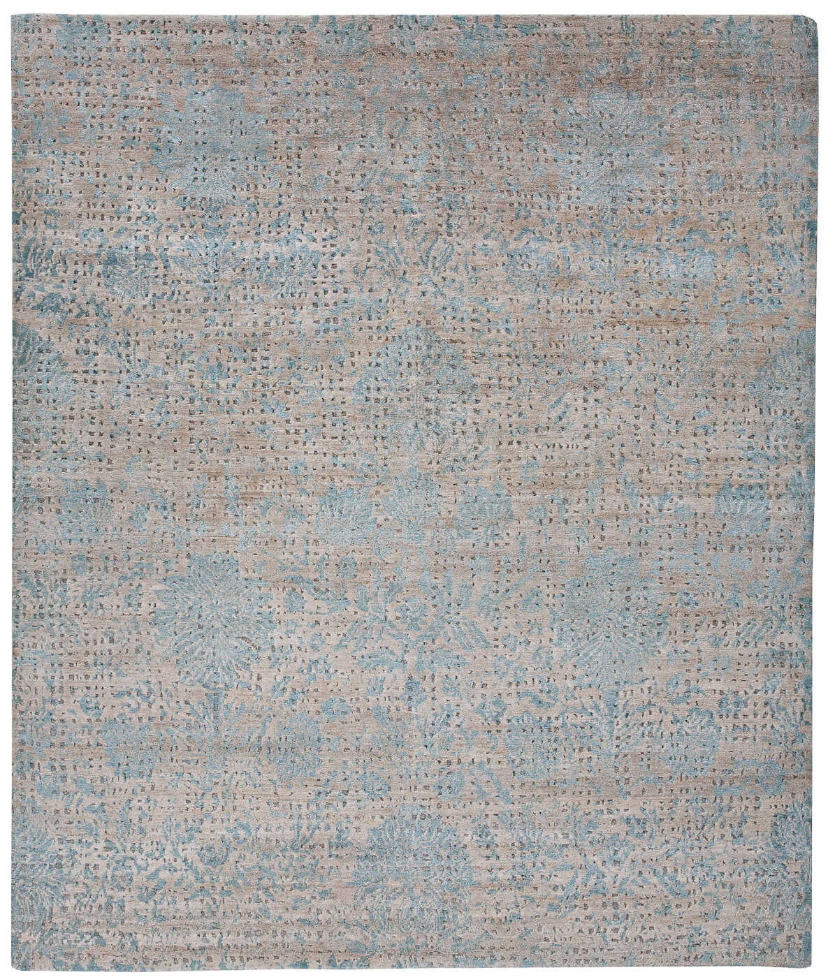 Verona Hand-knotted Blue / Grey Rug