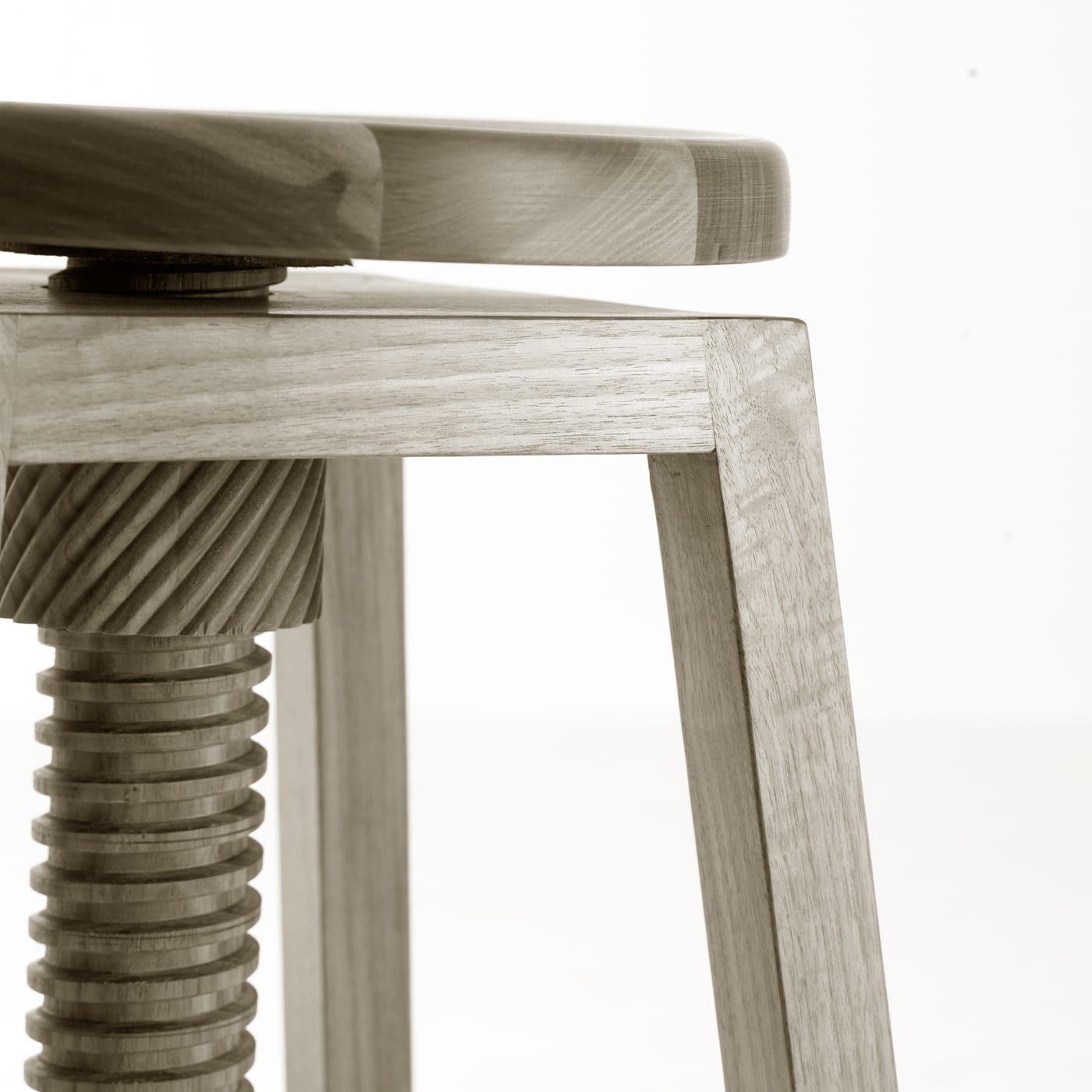 Invito Low Grey Stool