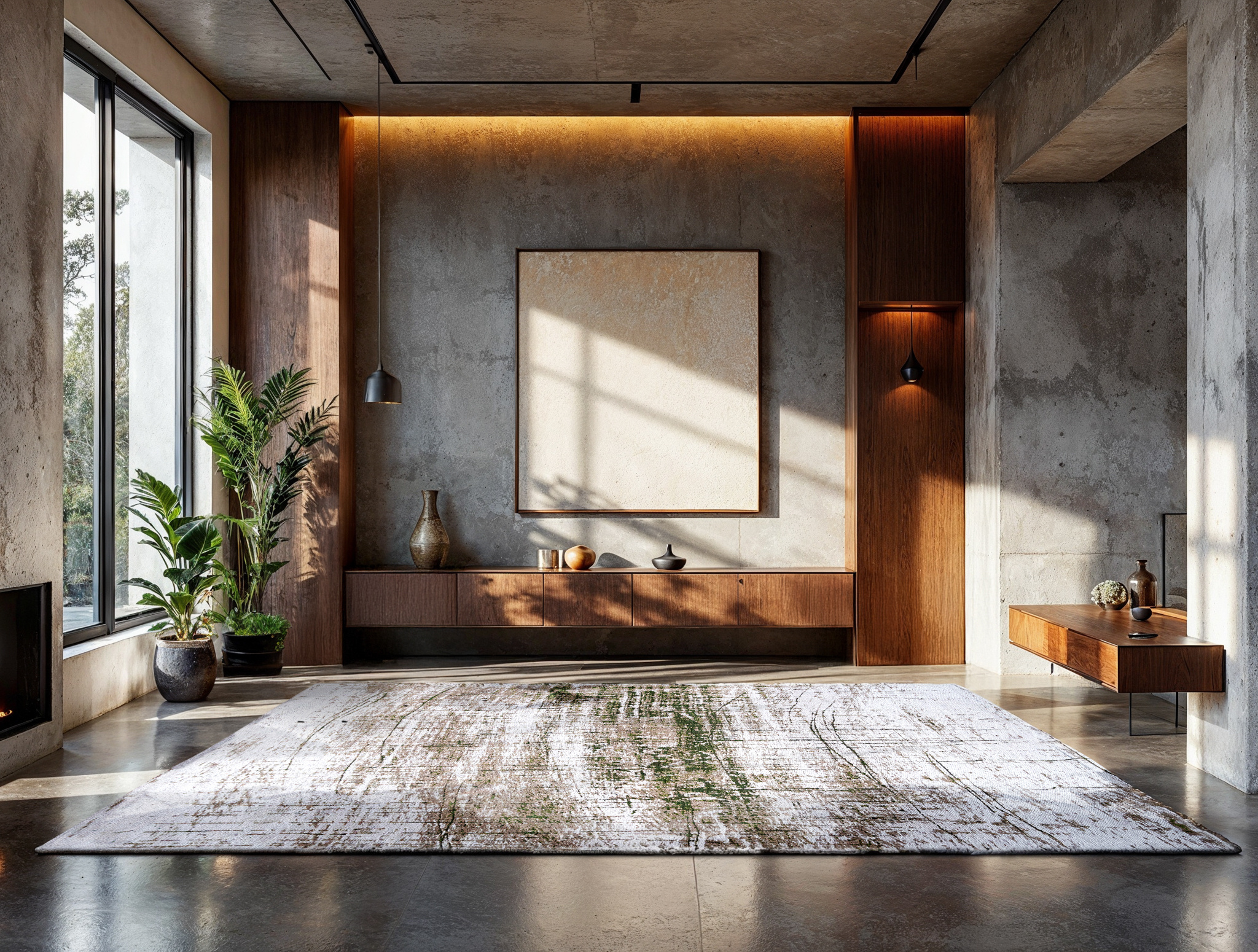 Central Green Rug