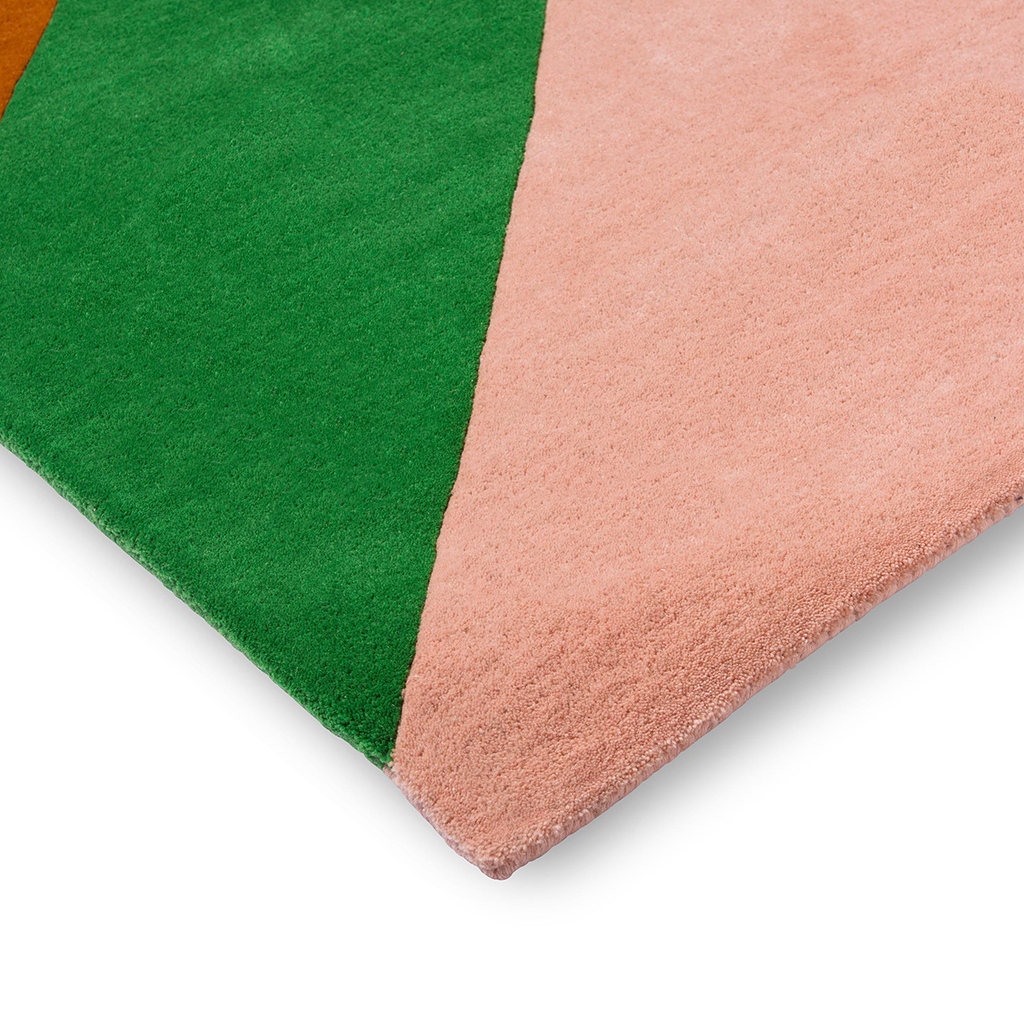 Emerald Amber Stripe Rug