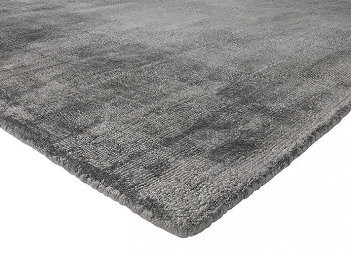 Plain Grey Indian Hand-Loom Rug