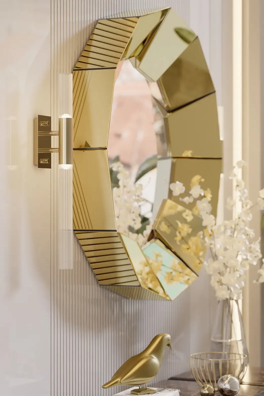 Radiance Gold Mirror - 2