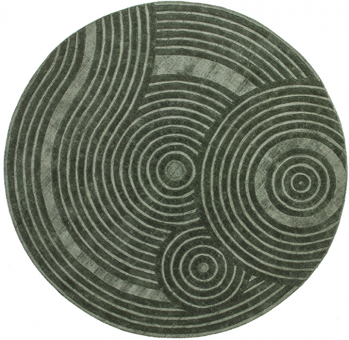 Designer Green Rug