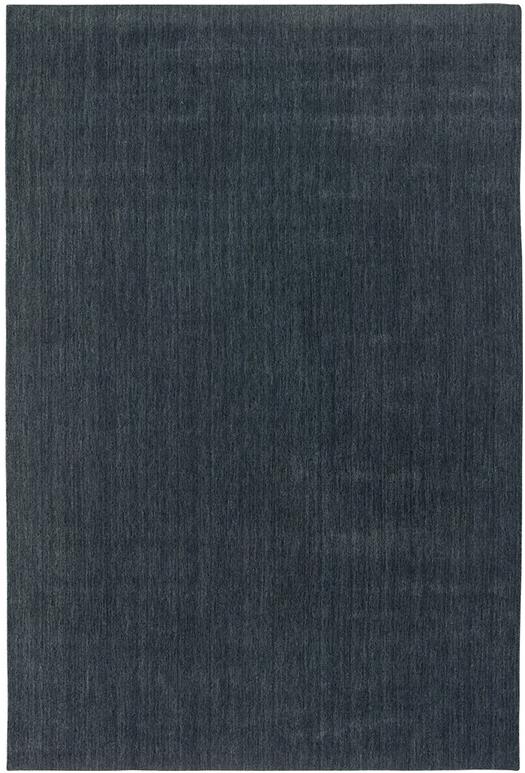 Plain Hand Woven Wool Powder Blue Rug ☞ Size: 6' 7" x 10' (200 x 300 cm)