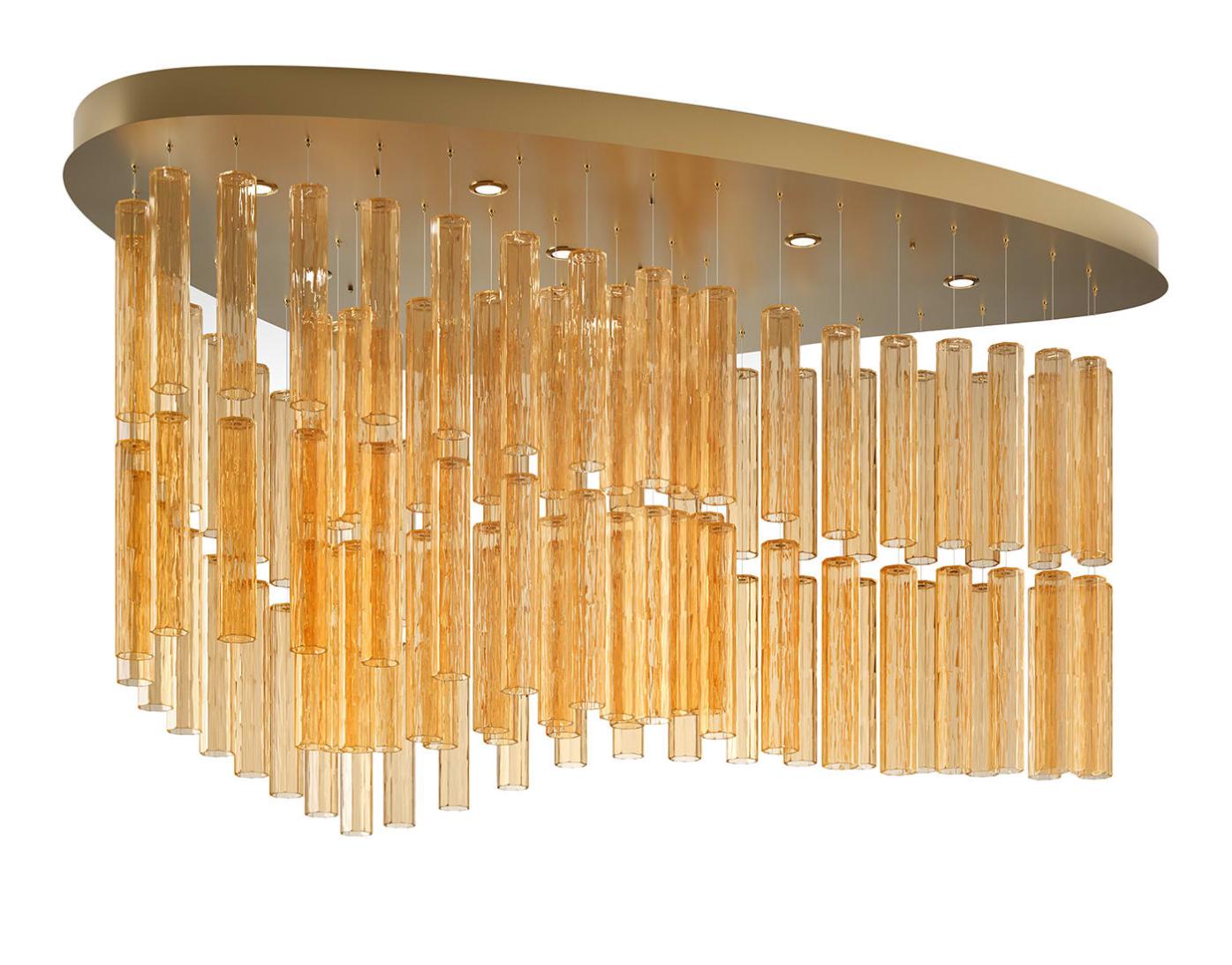 Cascading Murano Glass Chandelier