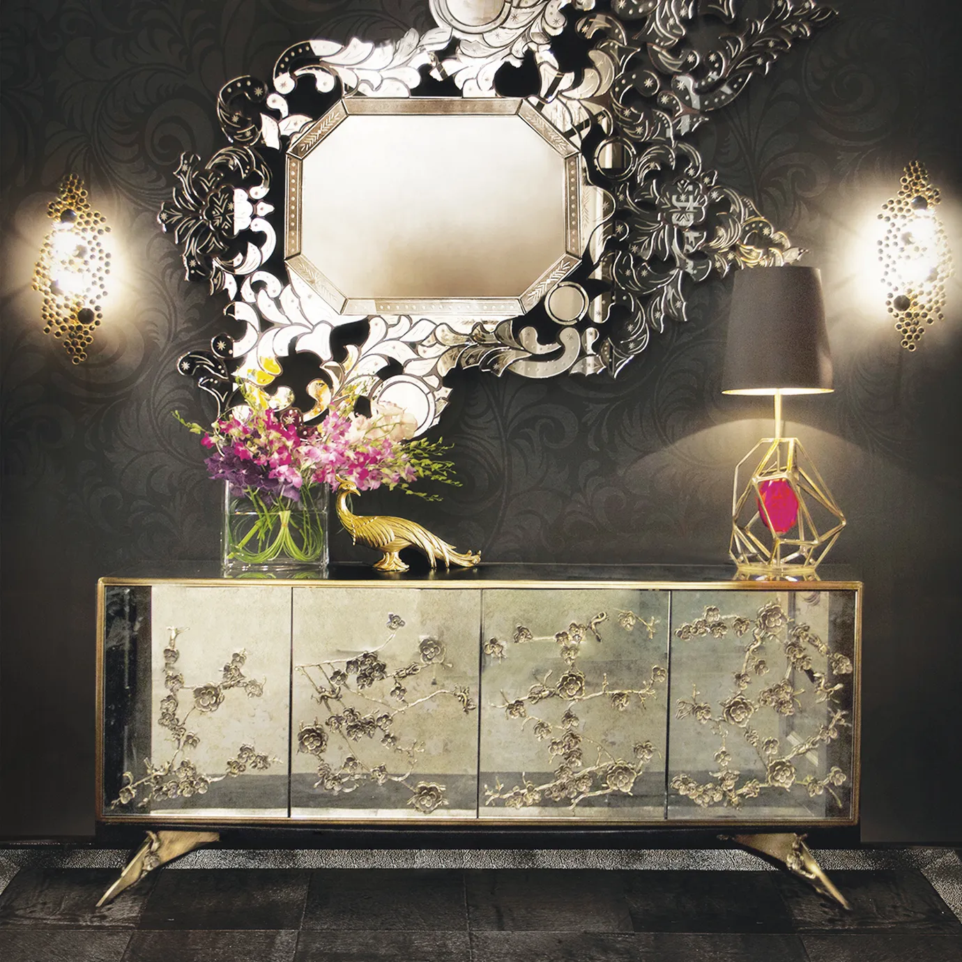 Mirage Aged Mirror Cabinet
