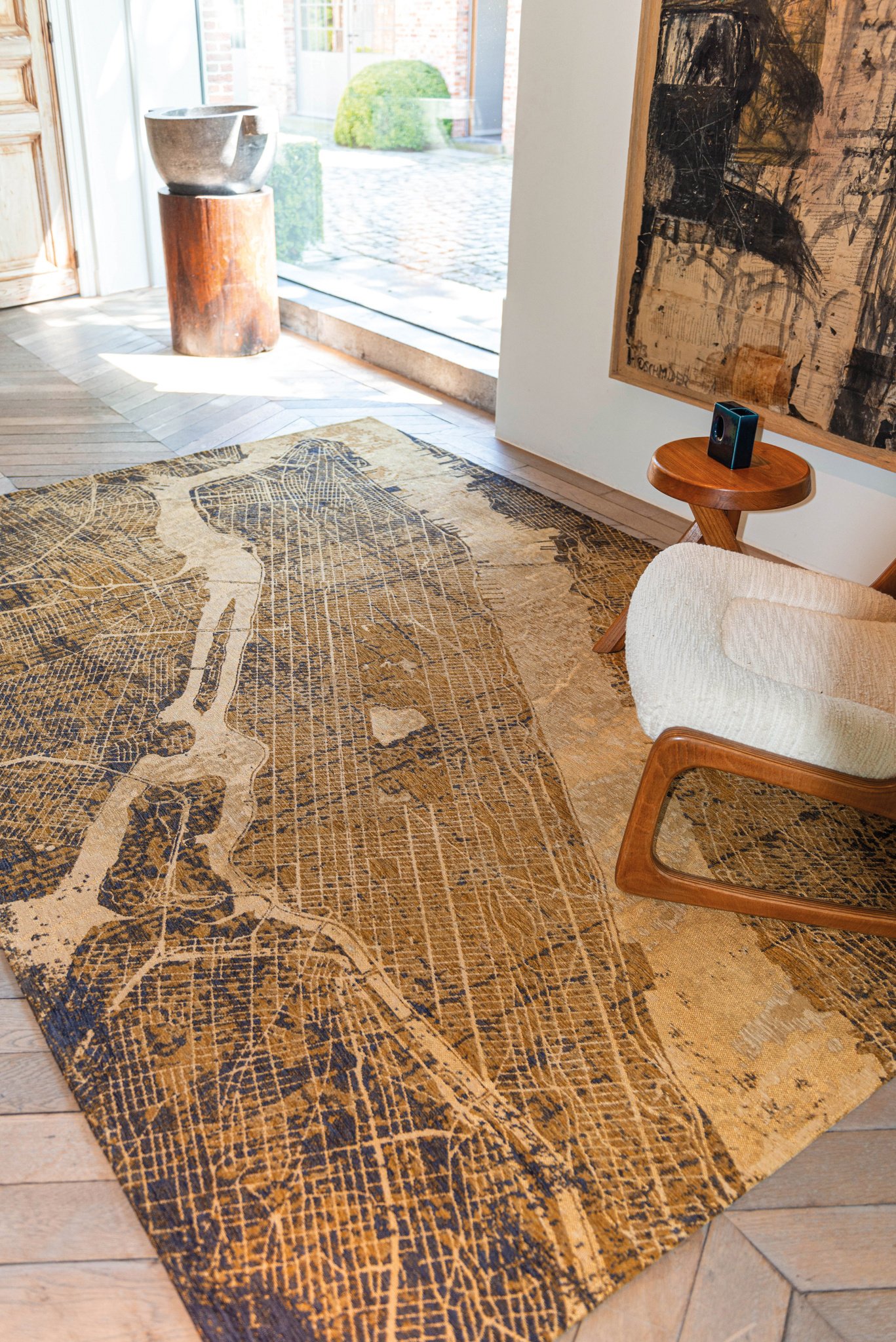 Gatsby Gold Designer Rug