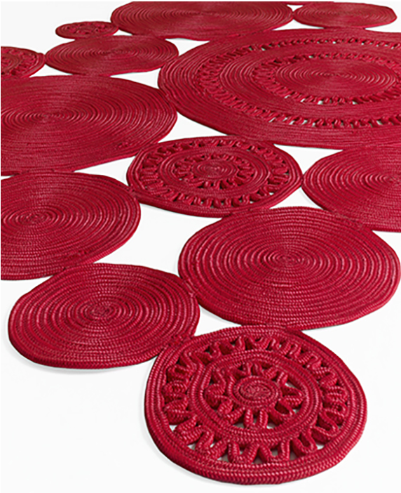 Braided Red Rug