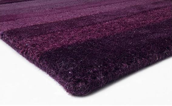 Handloom Purple Rug ☞ Size: 170 x 240 cm