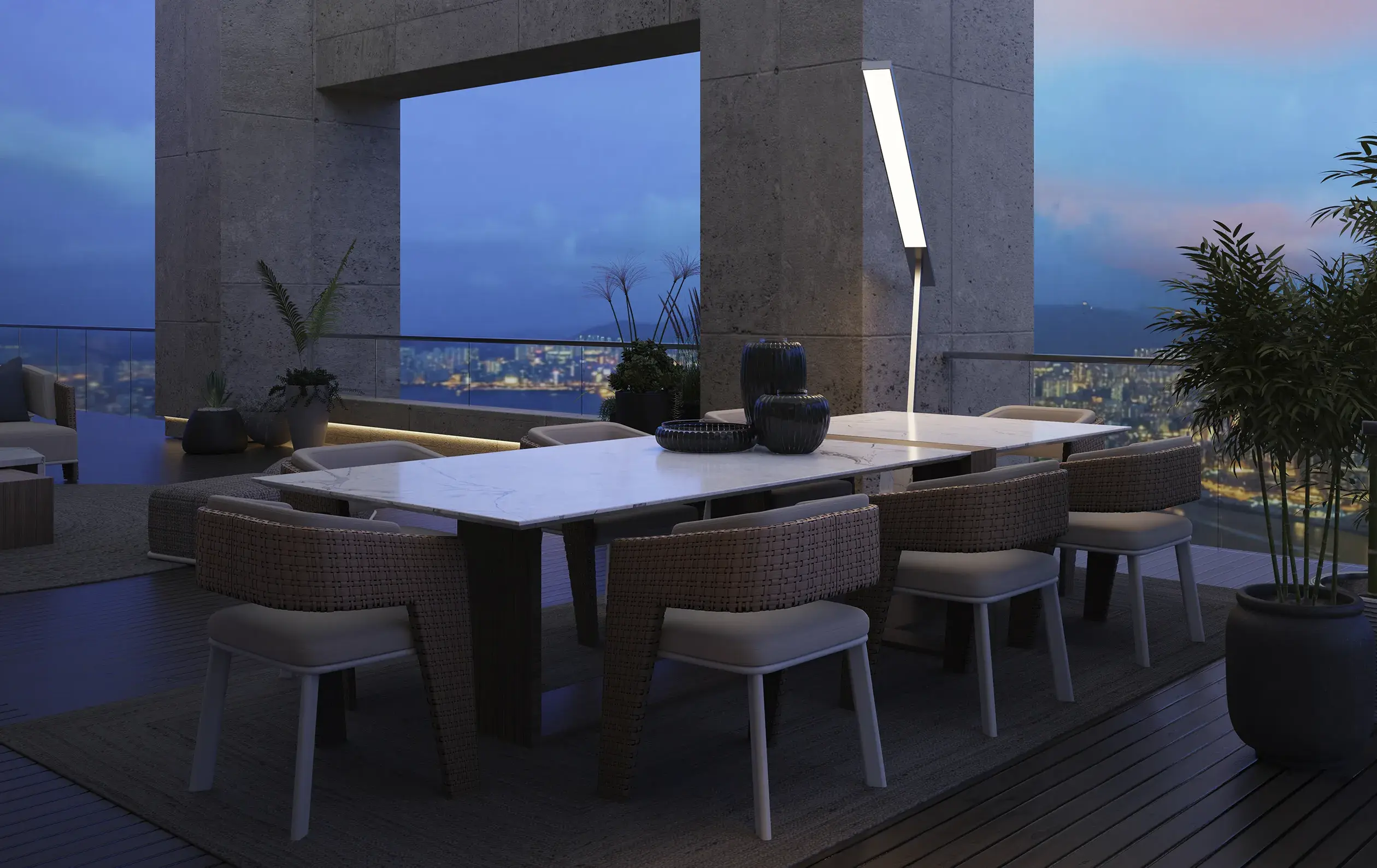 Whirlwind Outdoor Dining Table - 7