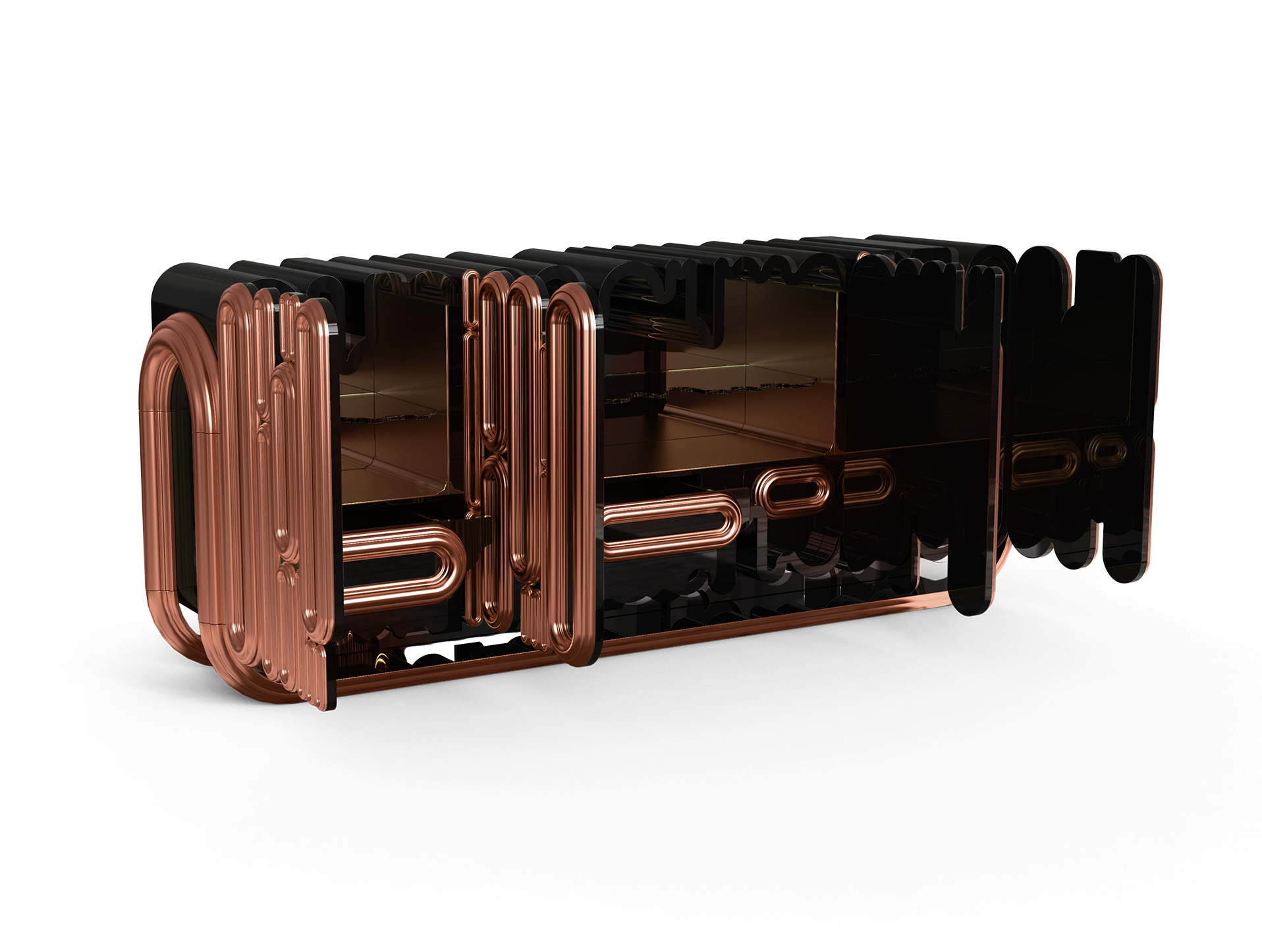 Ellipse Copper Sideboard