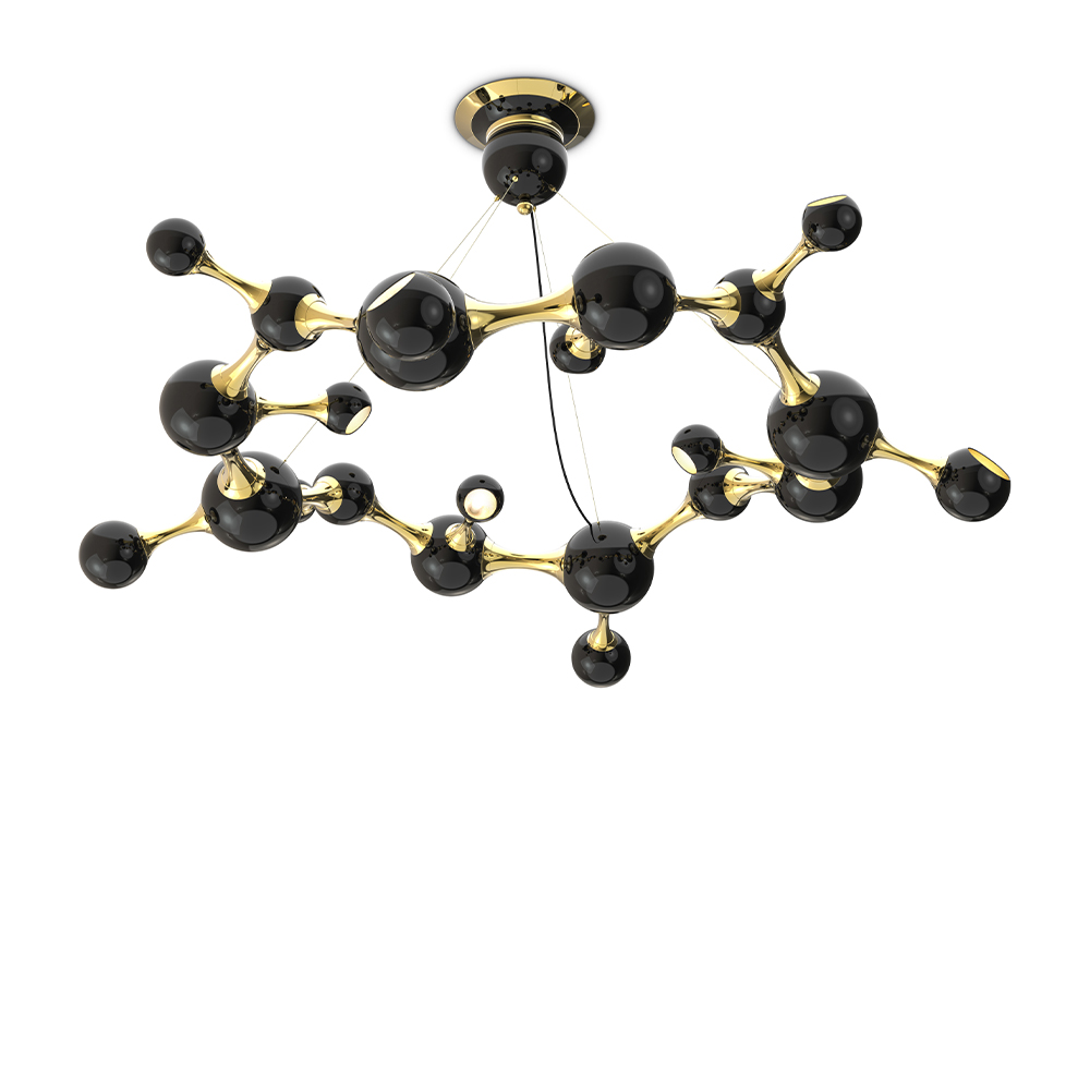 Molecular Round Ceiling Suspension Lamp