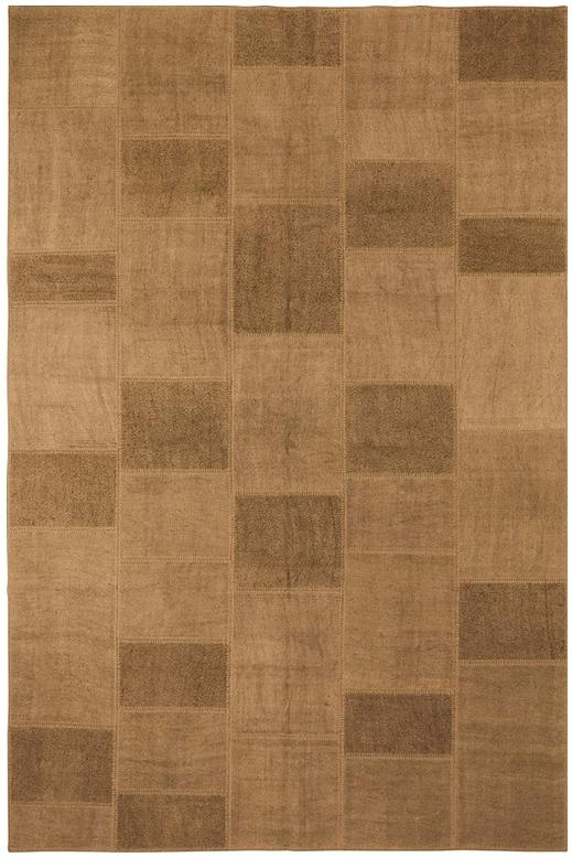 Milan Patchwork Brown Rug ☞ Size: 170 x 240 cm