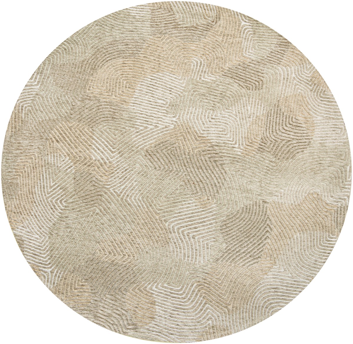 Shell Beige Round Rug