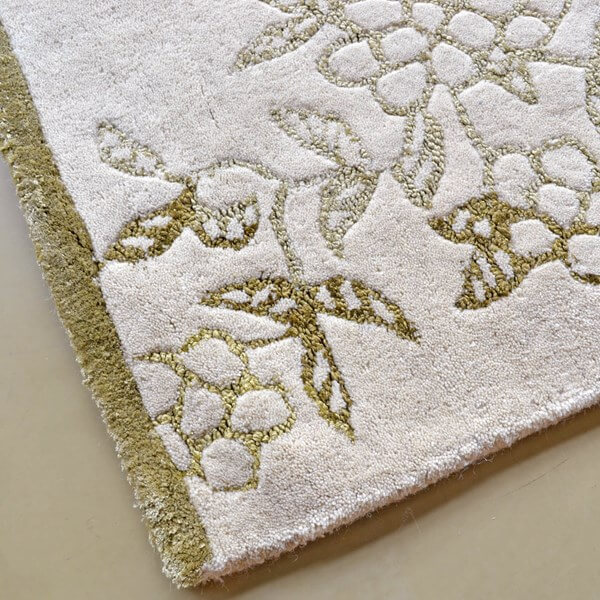 Passion Flower Teal Premium Rug | Size: 3' 11