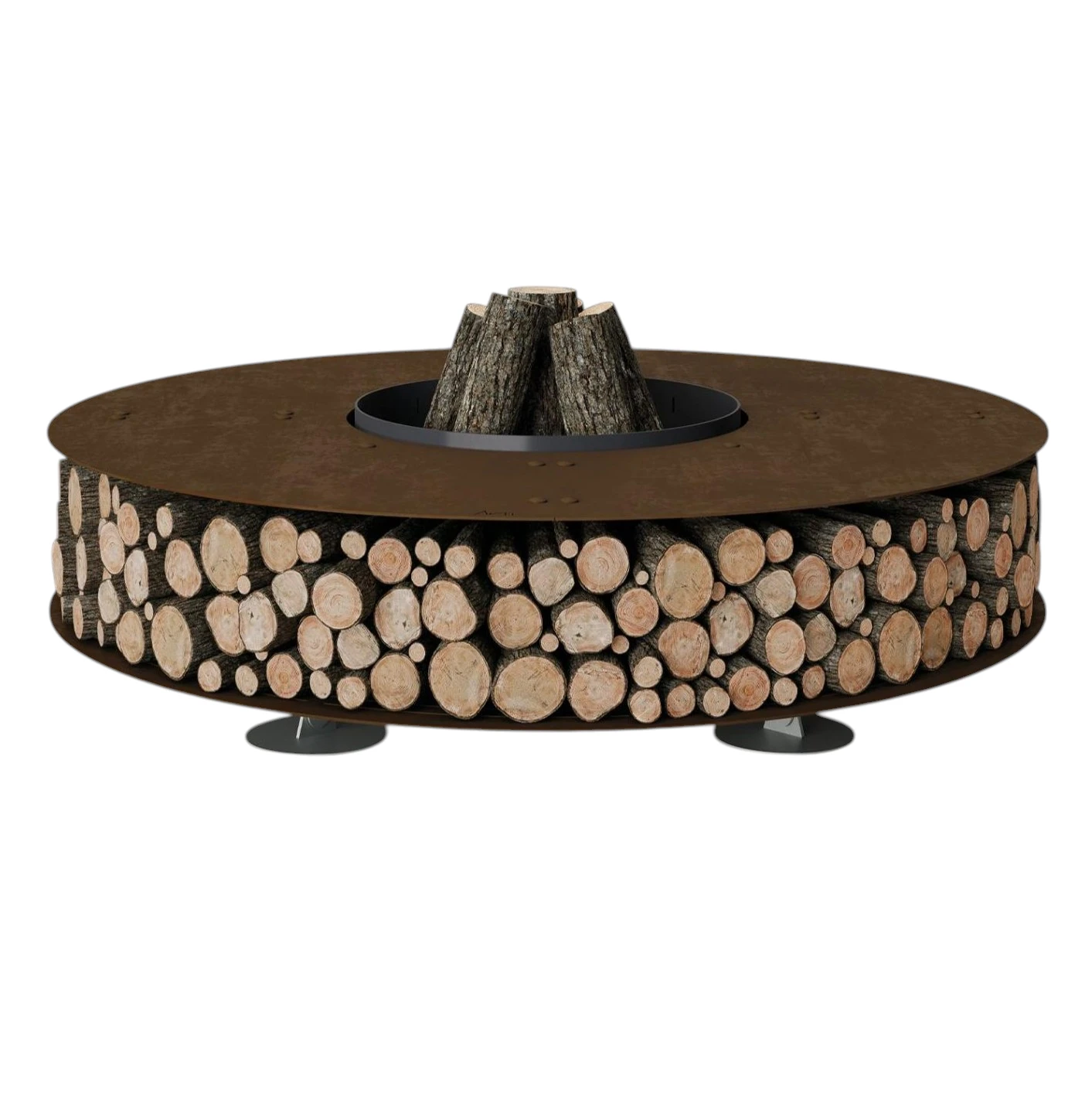 Zero Steel Corten Outdoor Fire Pit