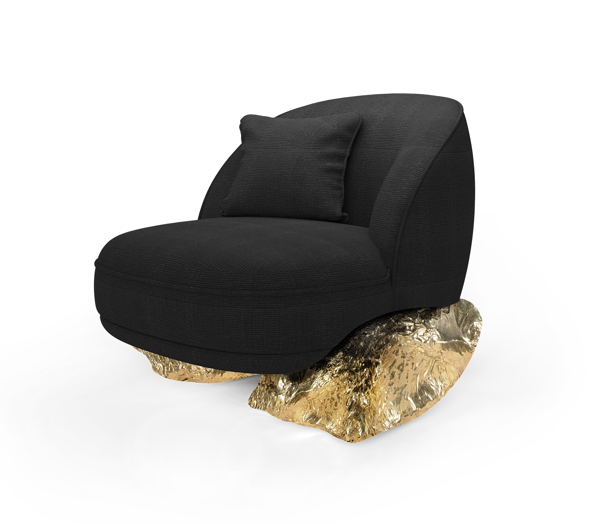 Angora II Baltic Black Armchair