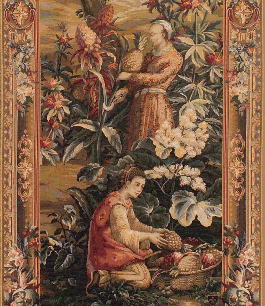 The Pineapple Harvest - Right Door Tapestry