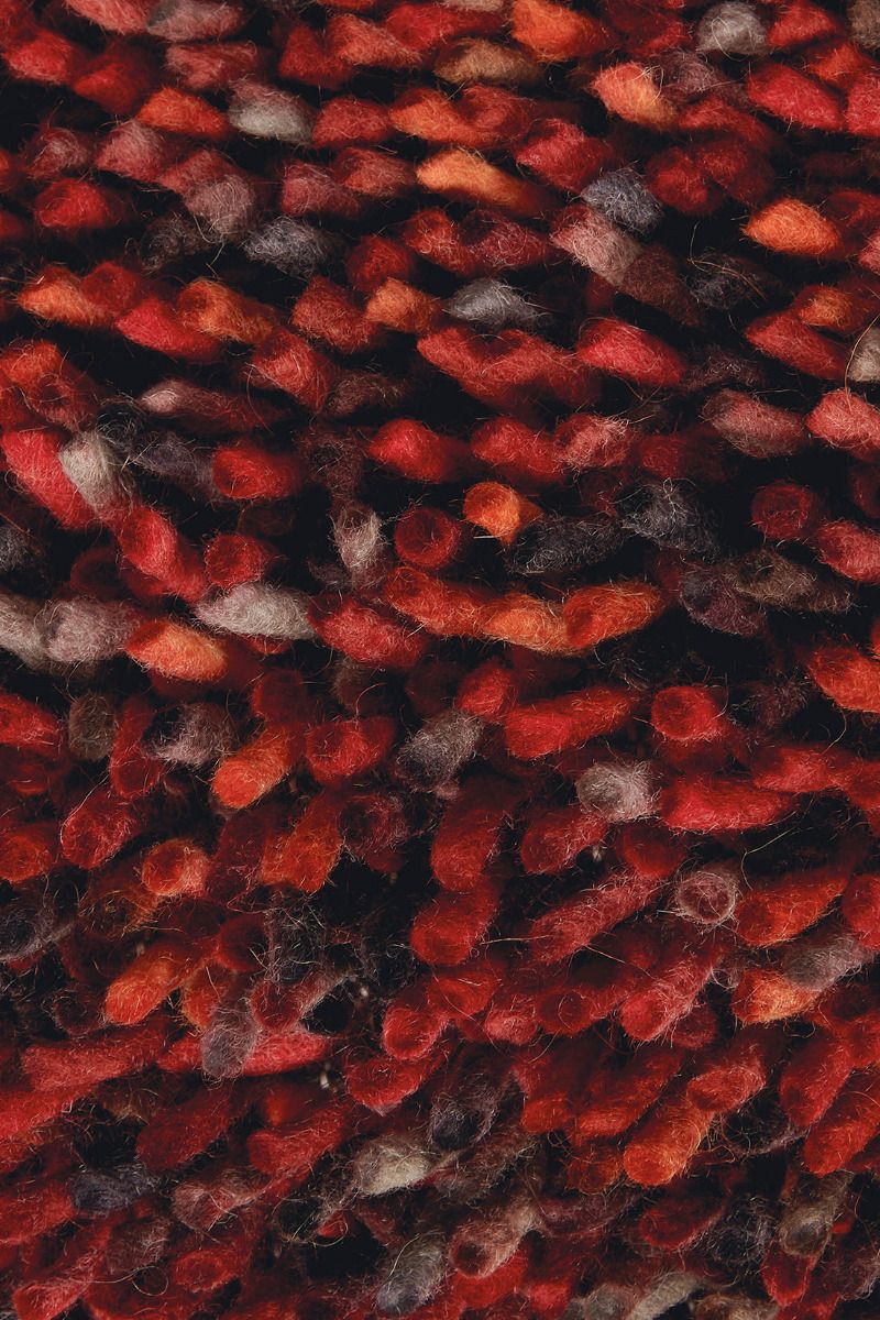 Dots Dark Orange Premium Rug | Size: 4' 7