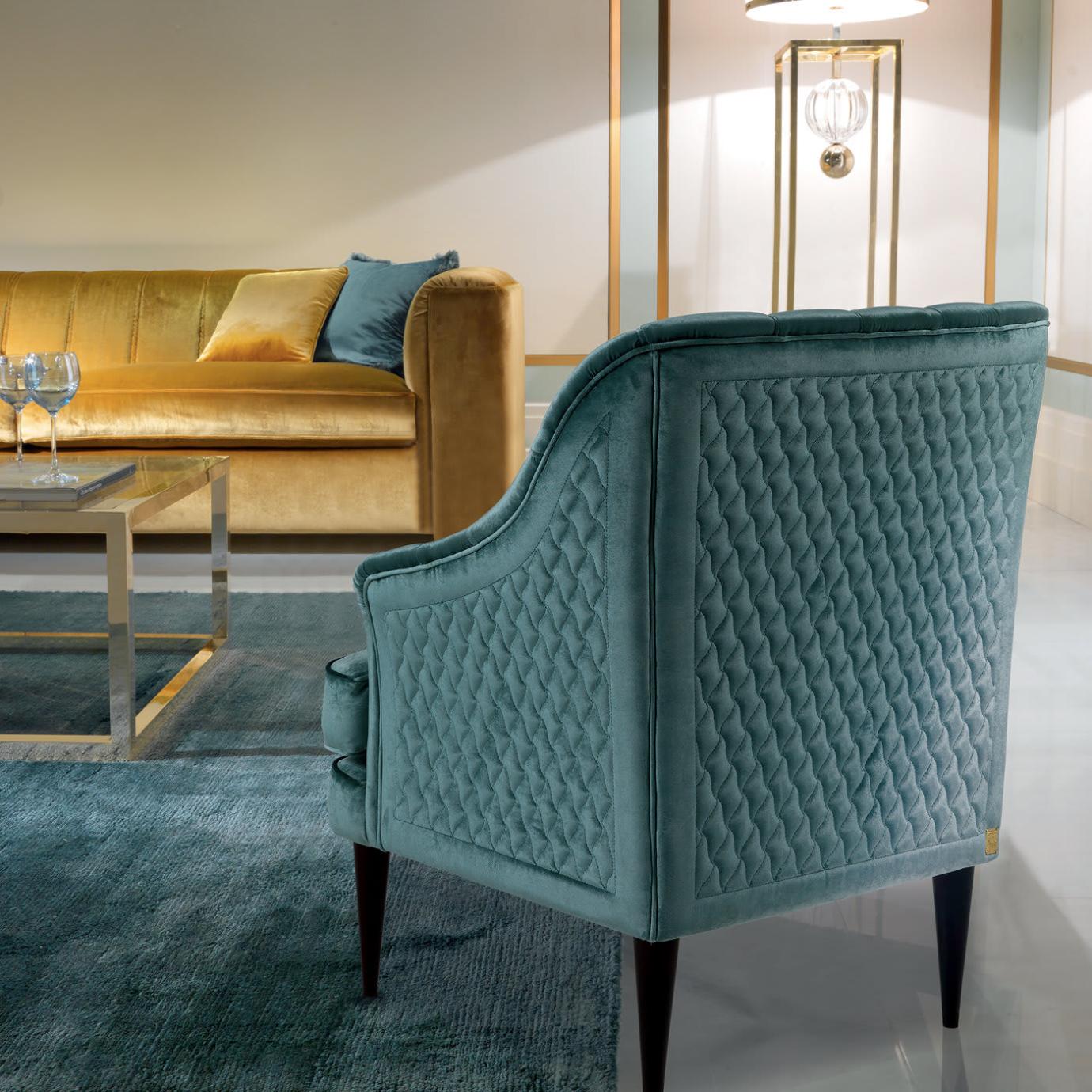 Michelle Teal Armchair