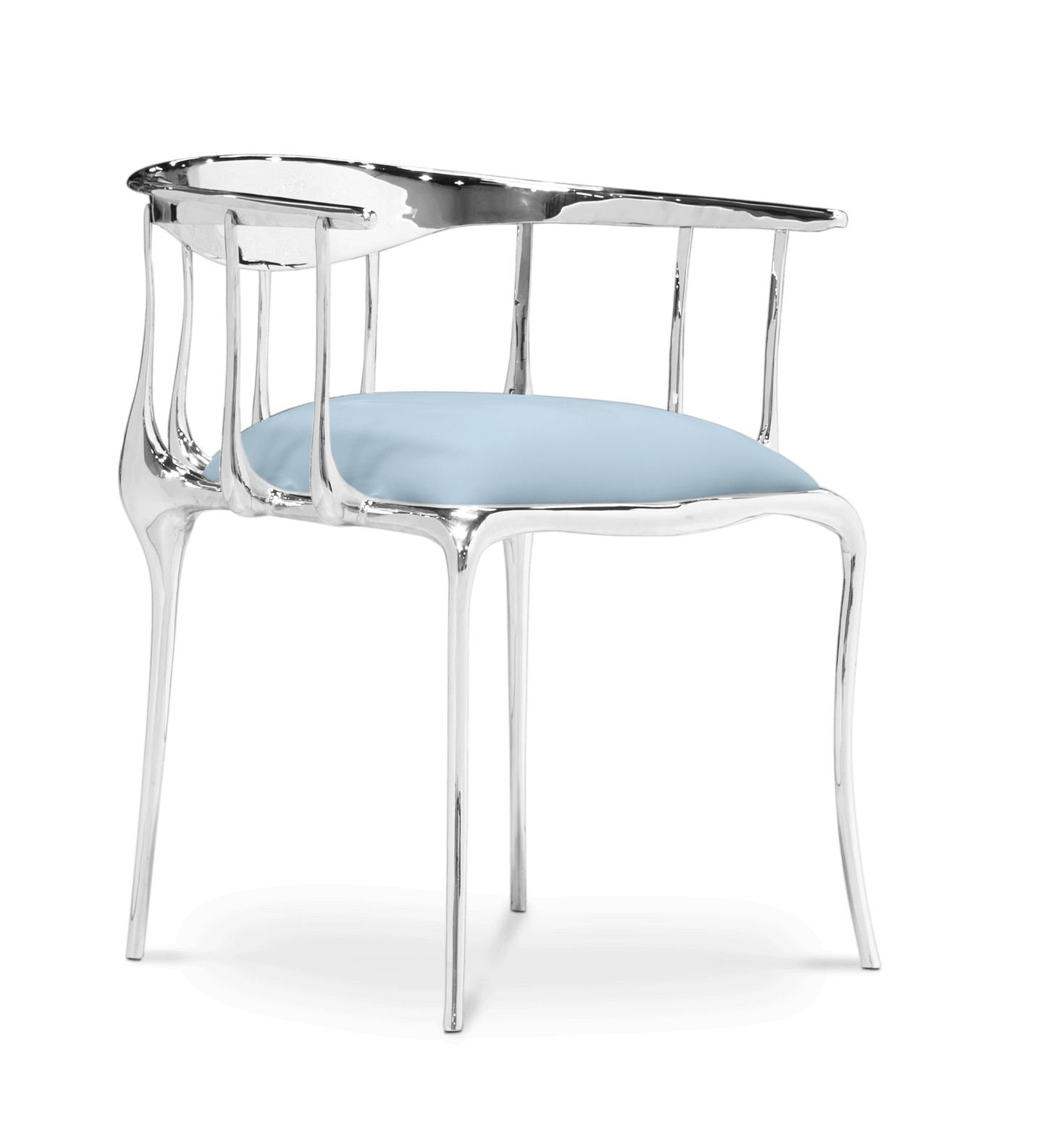 Silver Luxe Chair