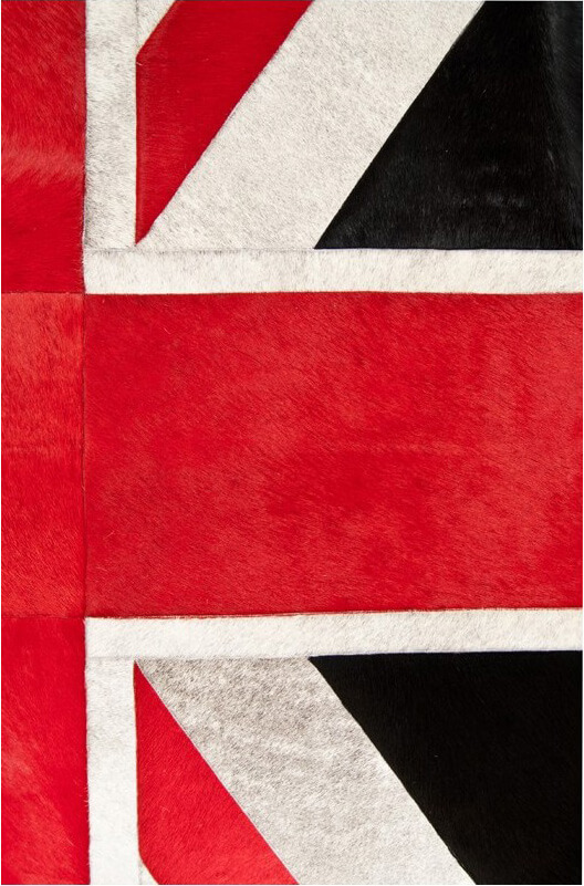 Union Jack Cowhide Rug