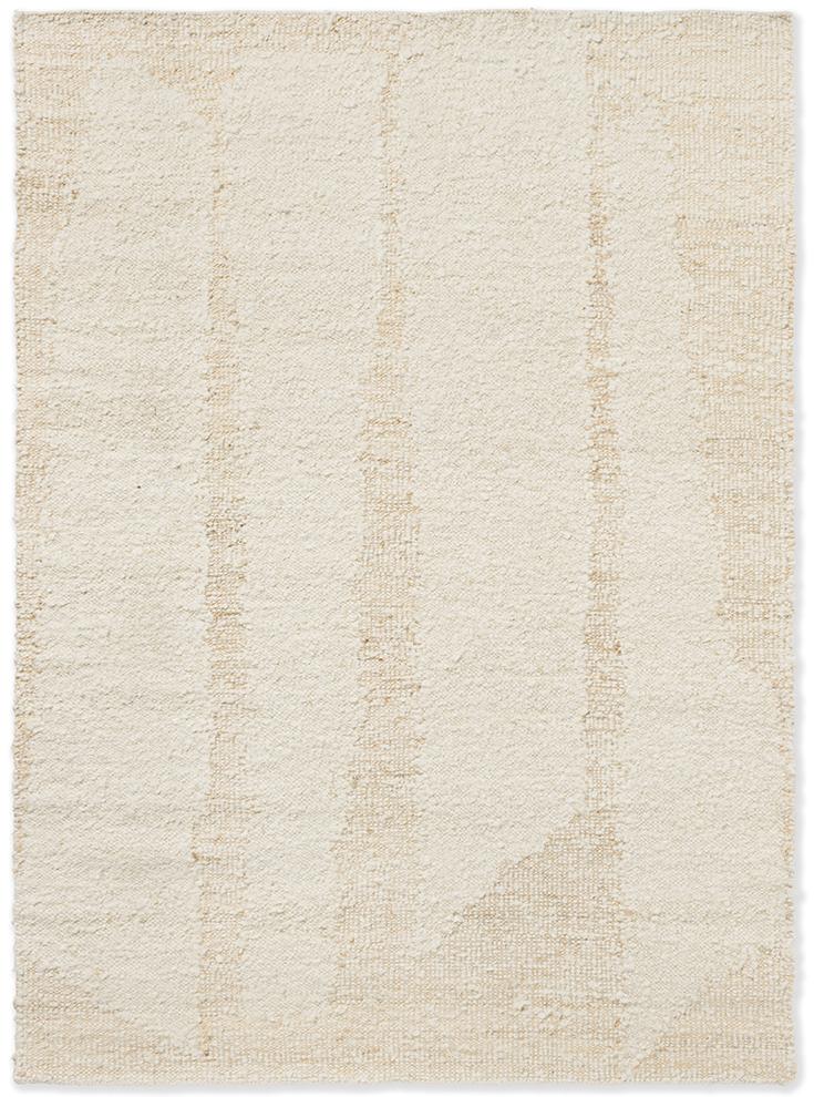 Wool White Base Rug | Size: 5' 3