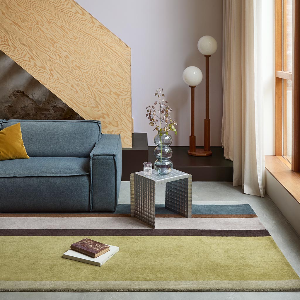 Stripe Hand-Tufted Rug | Size: 6' 7