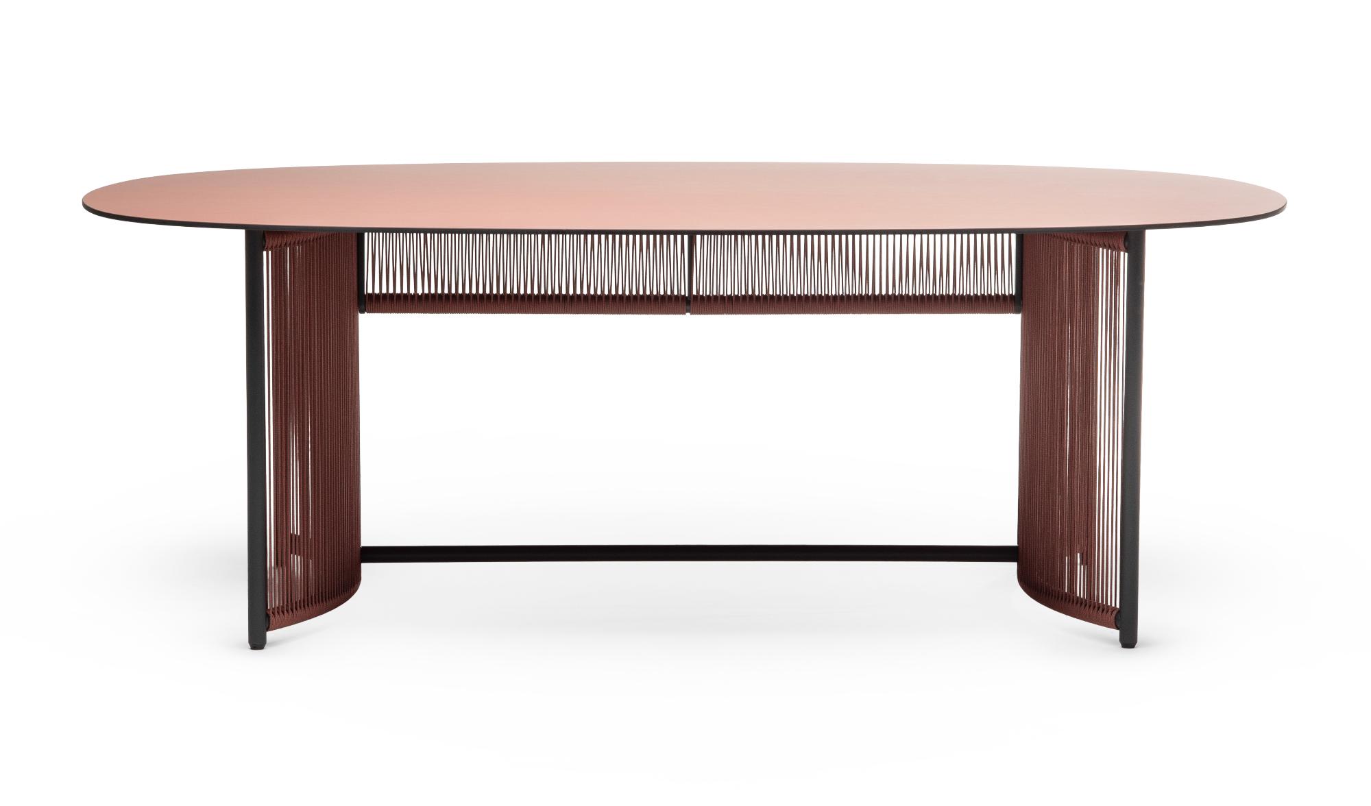 Altana T-OV Red Outdoor Dining Table