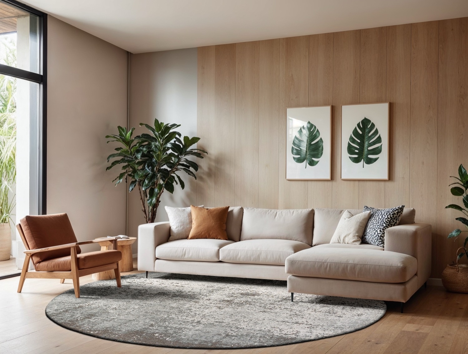Venus Round Rug