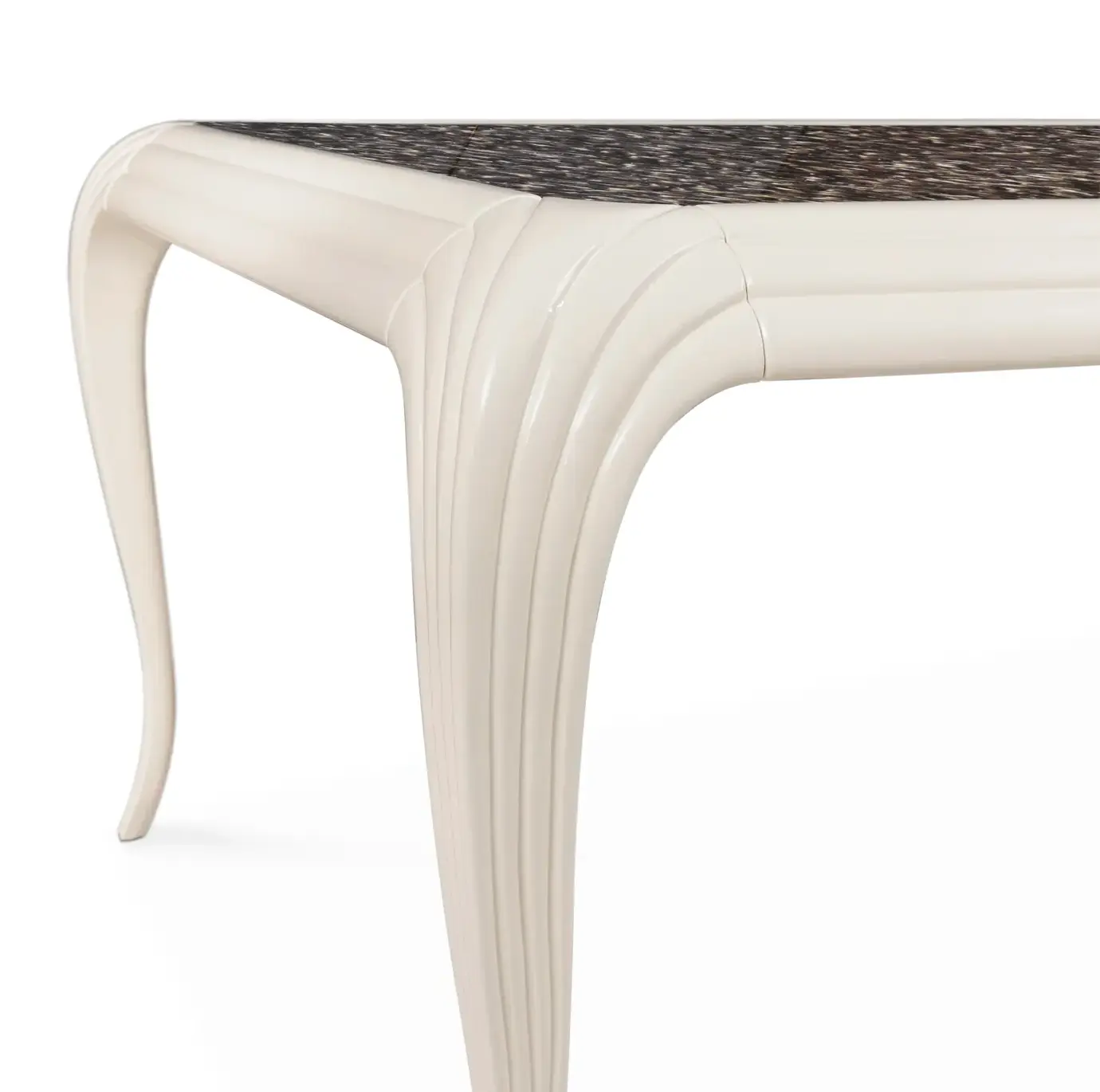 Mistral Exotic Feather Top Dining Table