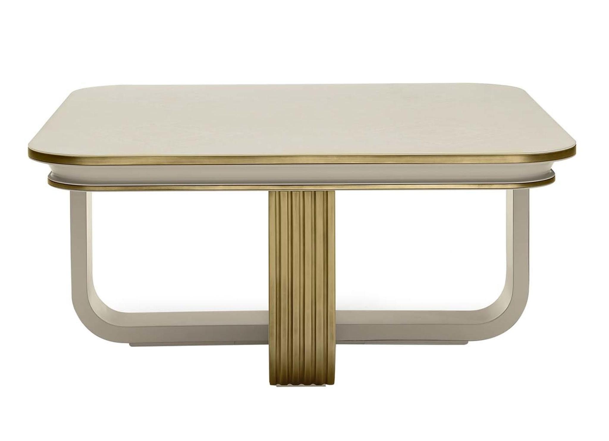 Oliver White / Gold Coffee Table