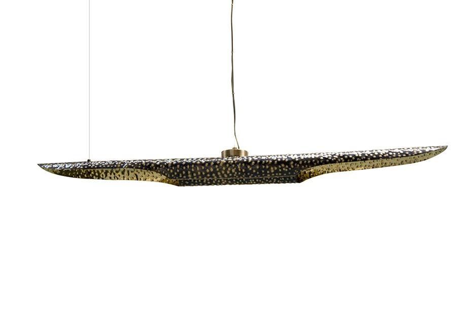 Parchment Drop Suspension Light